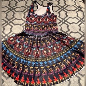 BlackMilk Disney Whole New World Reversible Skater Dress PC Small S